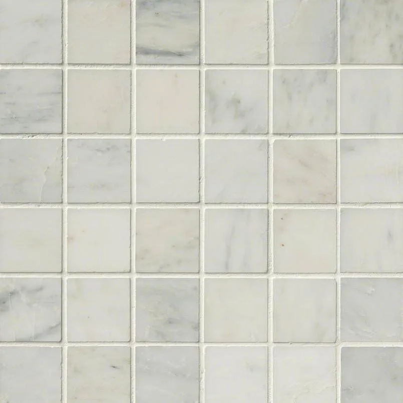 Arabescato Carrara 2×2 Honed In 12×12 Mesh