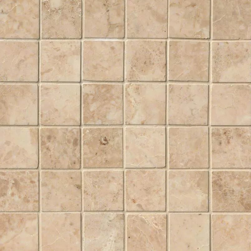Crema Cappuccino 1inch Hexagon Polished