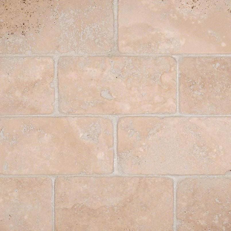 Durango Cream Subway Tile Tumbled 3×6