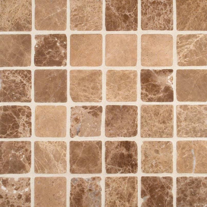 Emperador Light 2×2 Tumbled