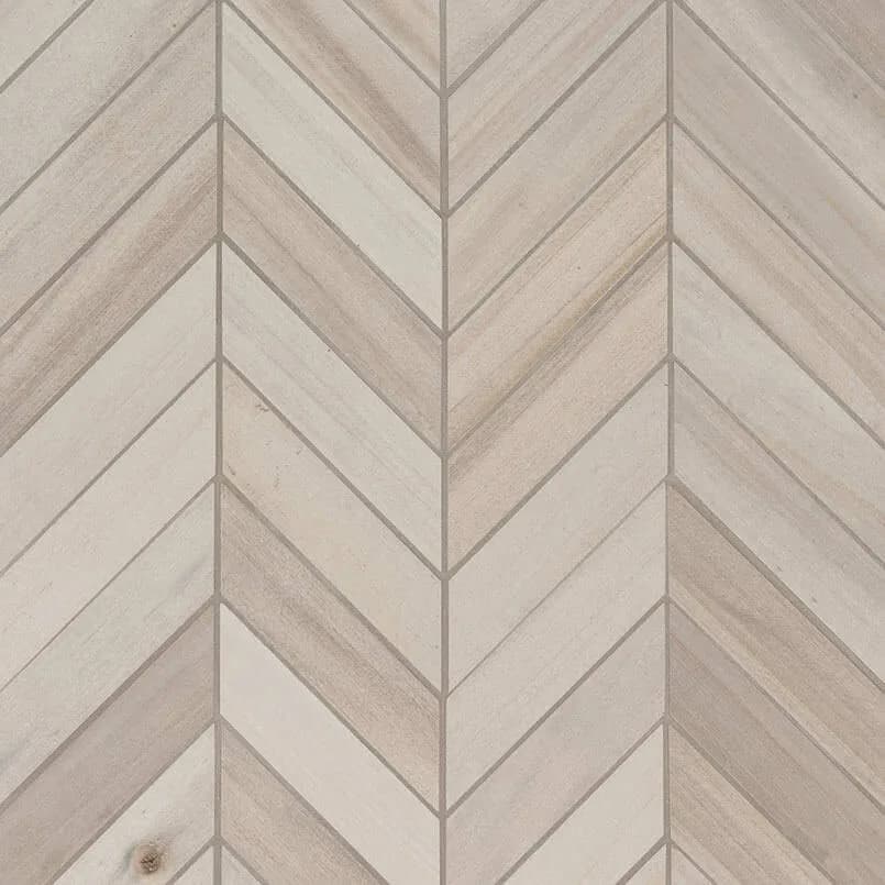 Havenwood Dove Chevron Mosaic 12×15