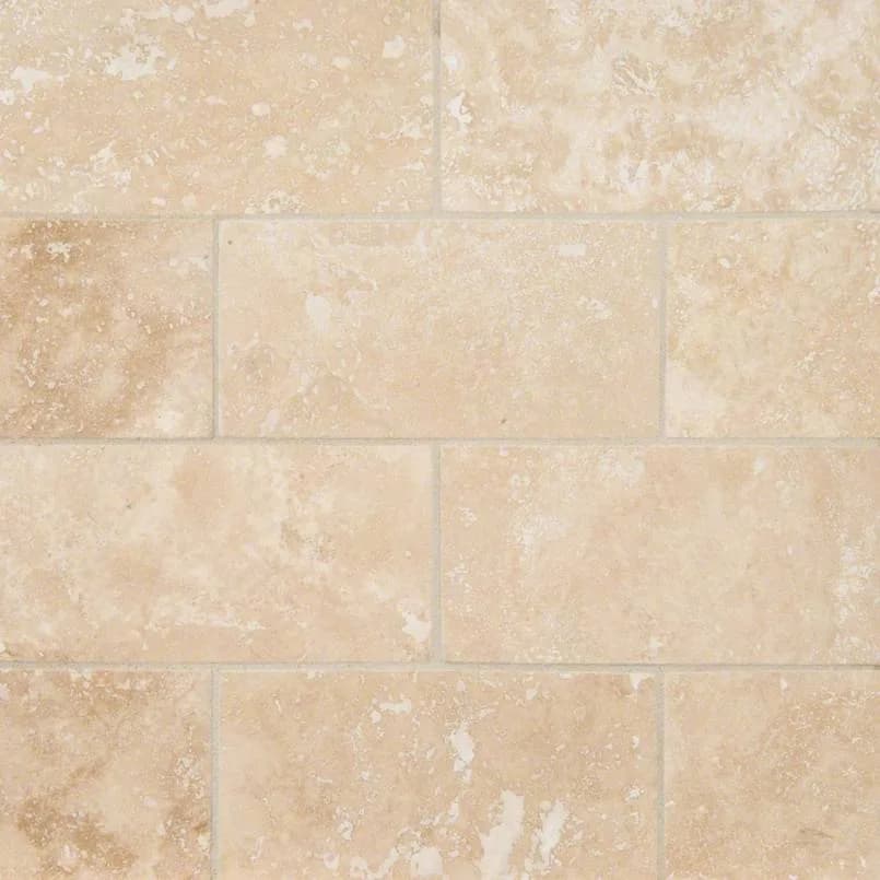 Ivory Travertine Subway Tile 3×6