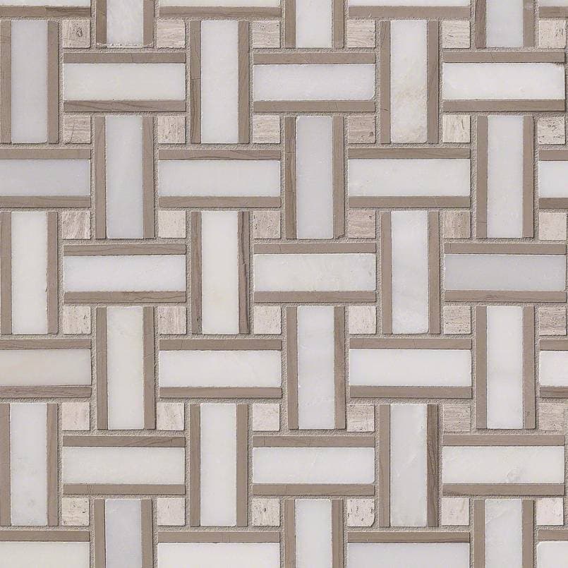Renaissance Basketweave Pattern Honed