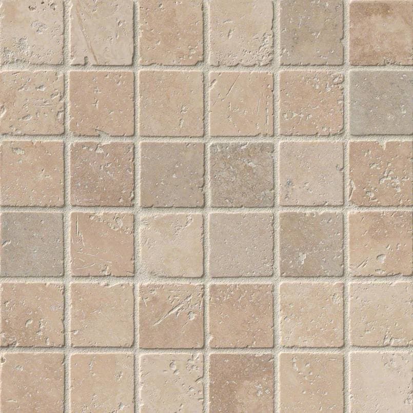 Tuscany Classic 2×2 Tumbled In 12×12 Mesh