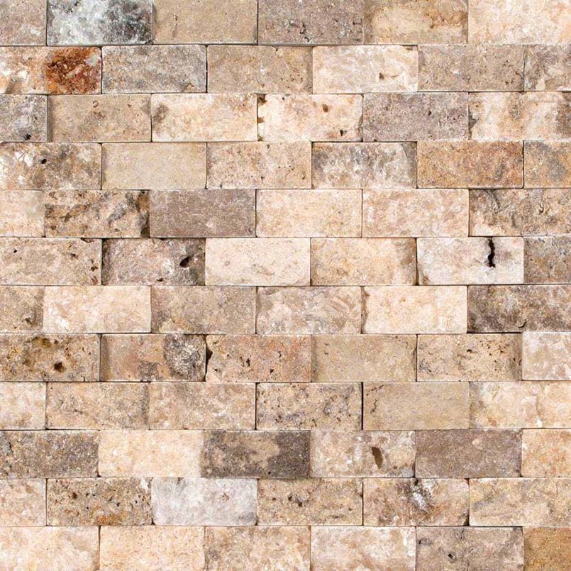 Tuscany Scabas 1×2 Split Face In 12×12 Mesh