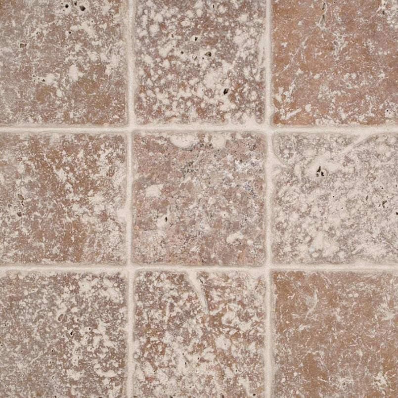 Tuscany Walnut 4×4 Tumbled Tile