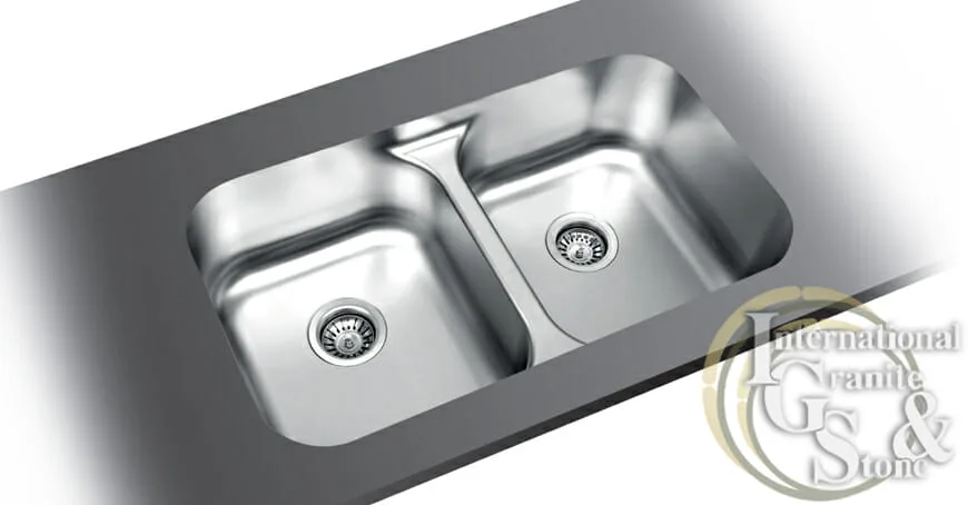 Top Zero London Double Bowl Sink TZ RS 80 55
