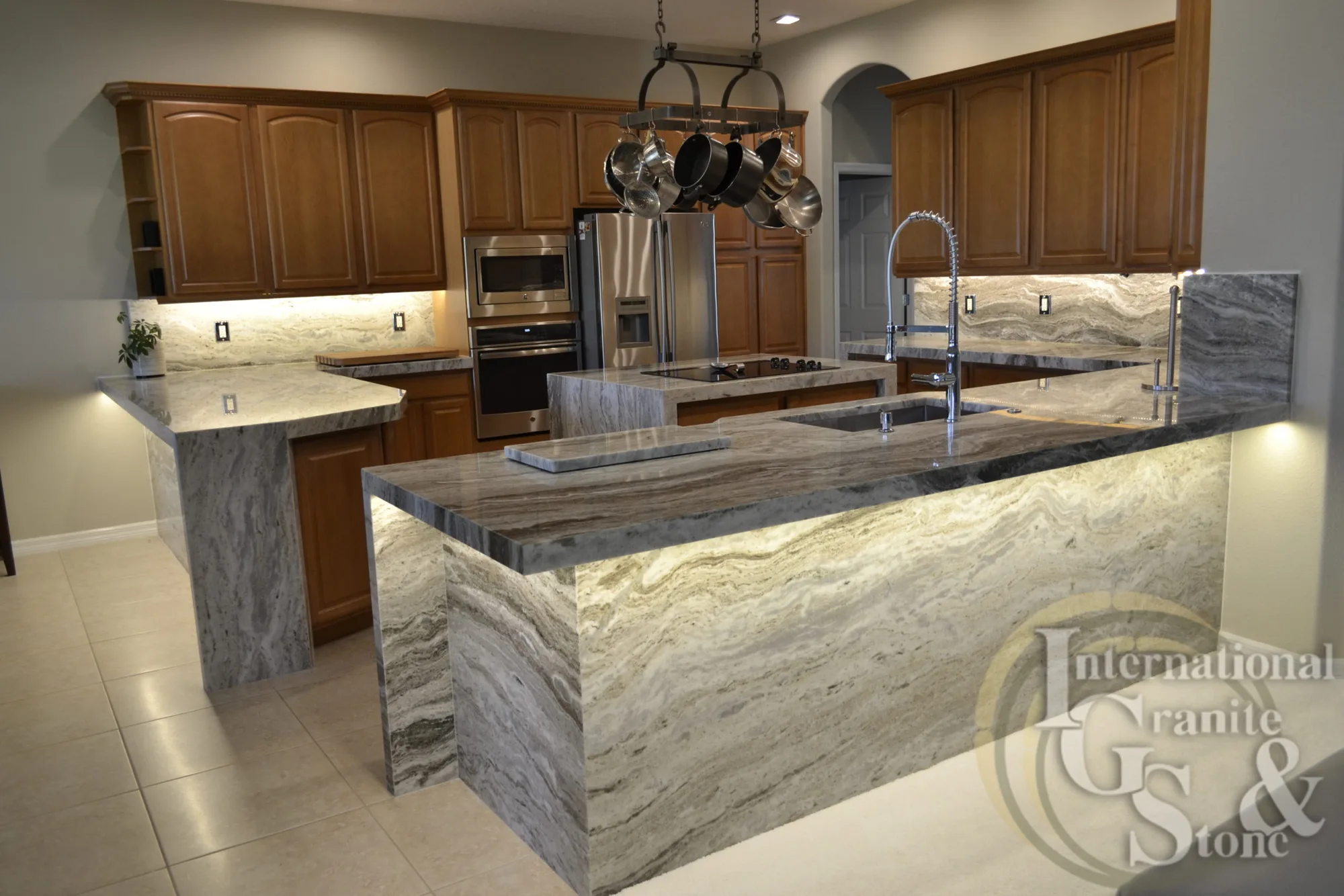 Brown Fantasy Kitchen Countertops in Spring Hill FL