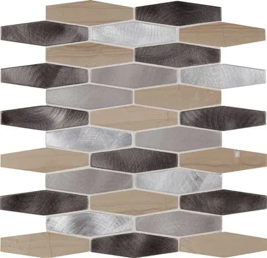 Daltile Infinite Mirage IM07 1x4 Hexagon Forever Aura