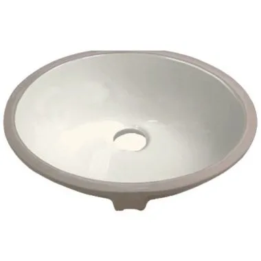 Bisque Oval Undermount Sink