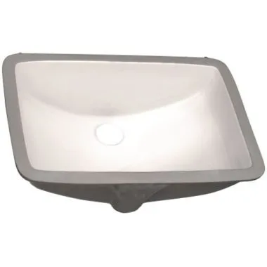 Bisque Rectangular Undermount Sink