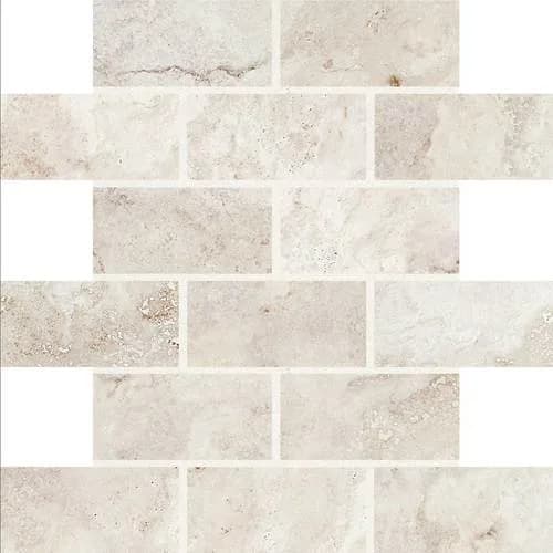 DALTILE ESTA VILLA GARDEN WHITE 2 X 4 MOSAIC EV97-6513