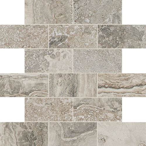 DALTILE EXQUISITE SILVERSTONE GLAZED CERAMIC MOSAIC EQ12-6842
