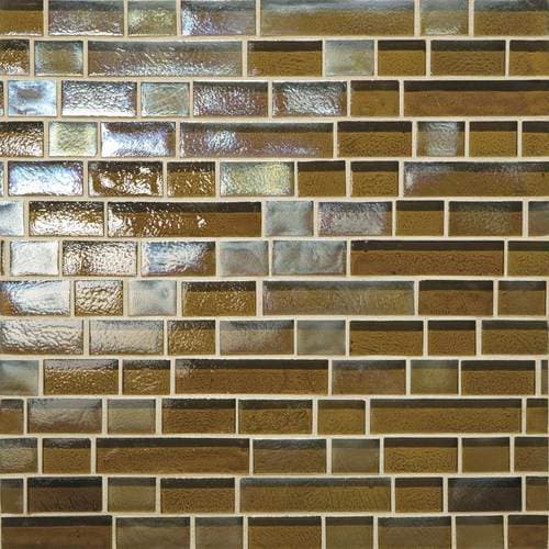 Daltile Glass Horizons Driftwood Random Linear Mosaic