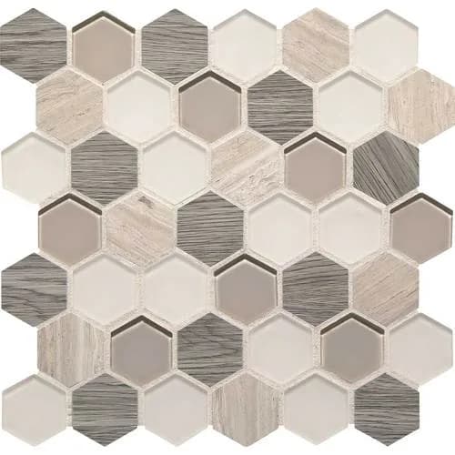 DALTILE IDYLLIC BLENDS SERENE STORM IB04-7595