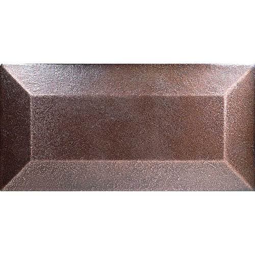 DALTILE ION METALS OIL RUBBED BRONZE 3 X 6 BEVEL WALL TILE
