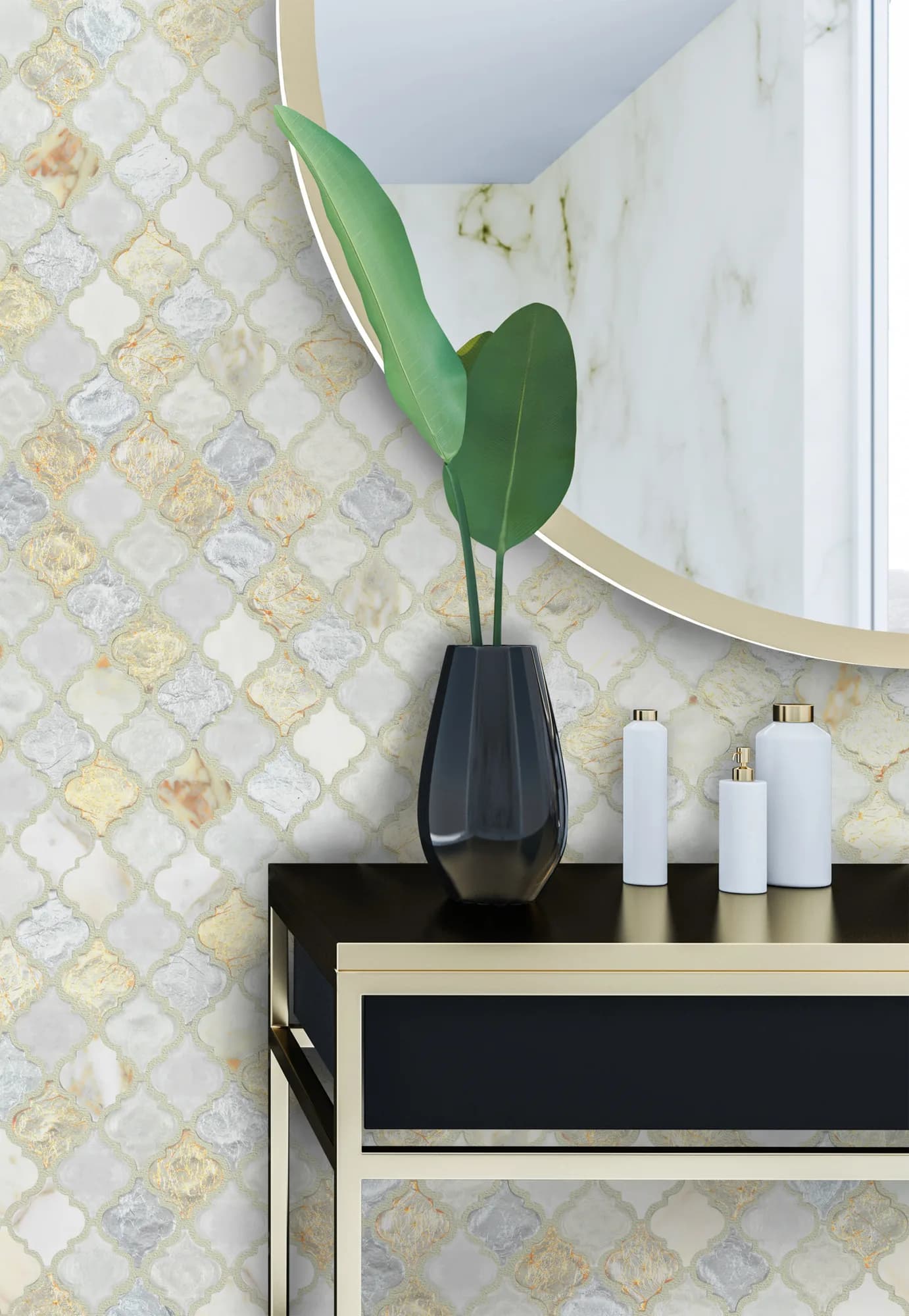 Tuscan Arabesque Anthology Backsplash