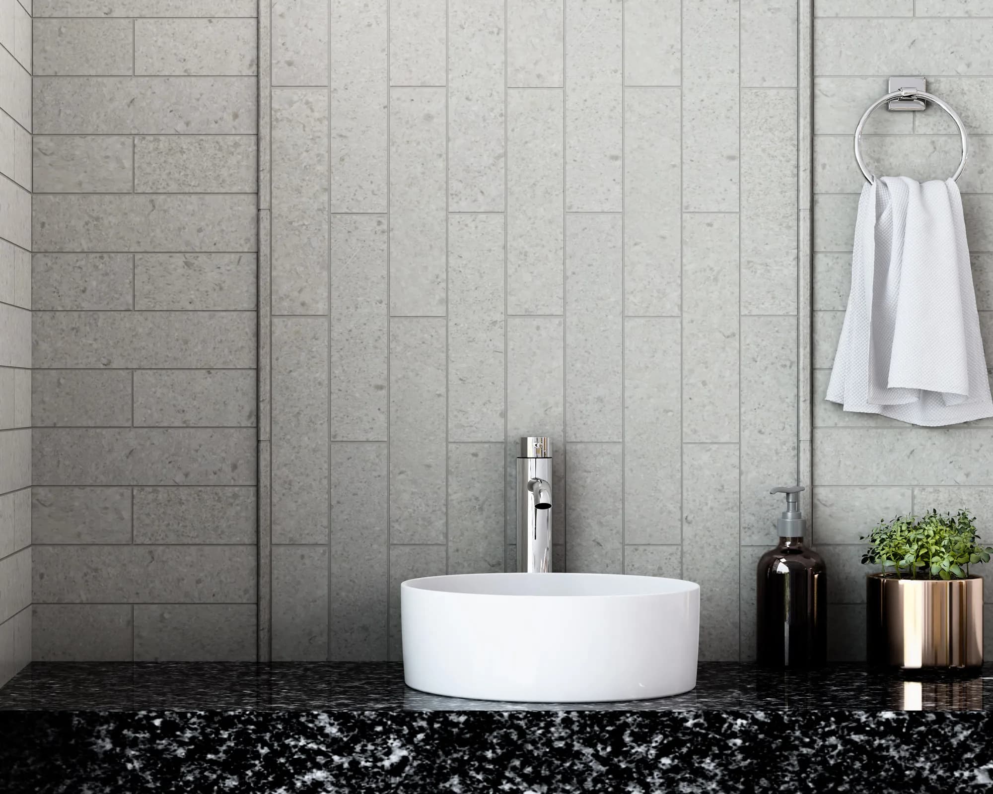 Shadow Pencil Anthology Backsplash Tile Product Photo