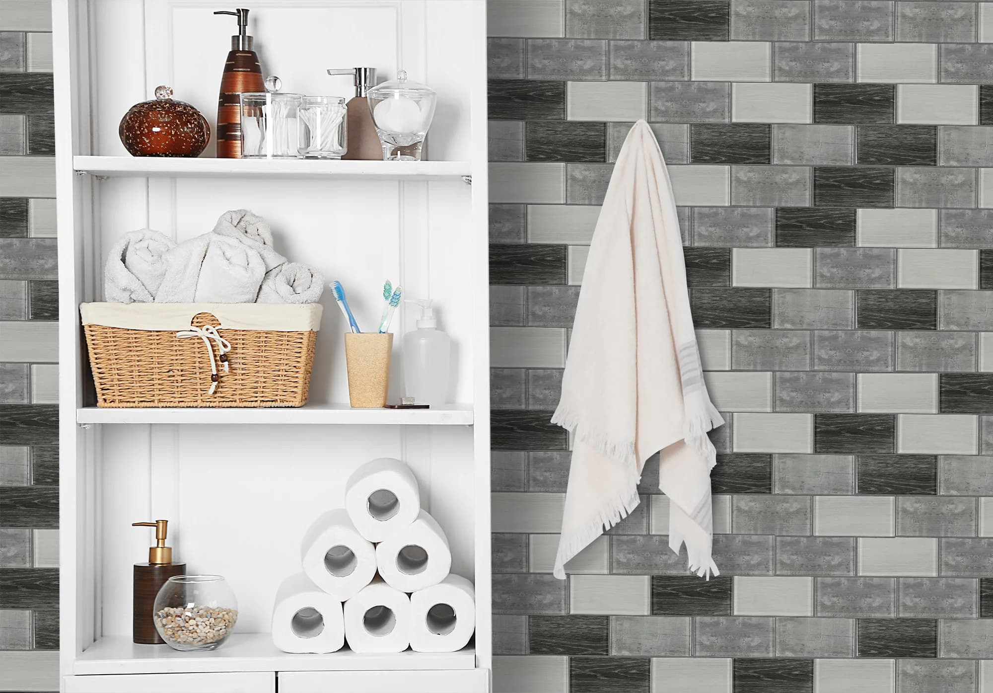 Wonderwood Grey Subway Tile Anthology