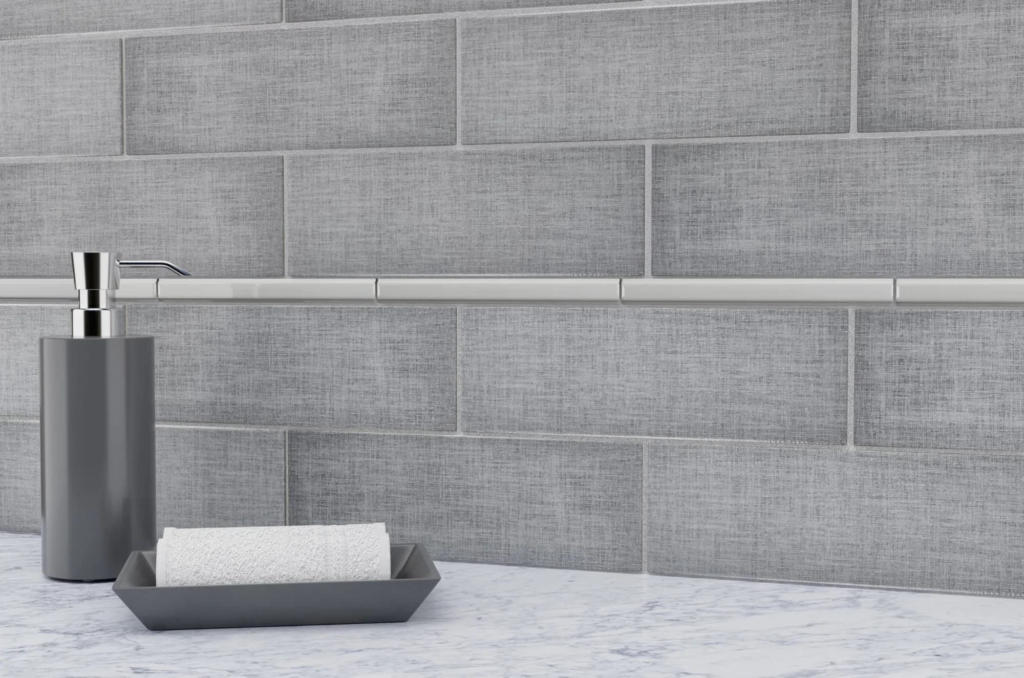 Pencil Dove Tile Backsplash