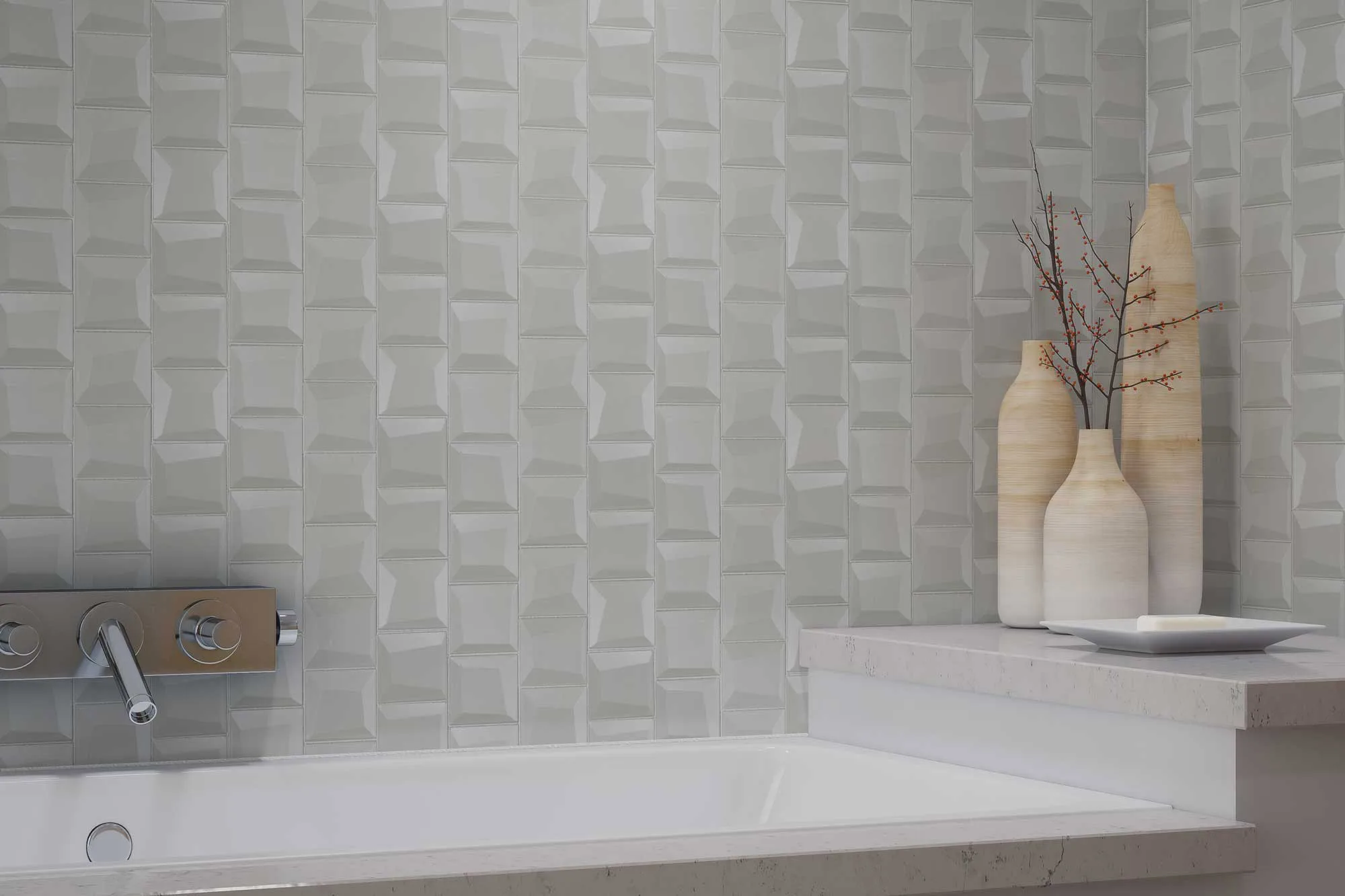 Chapel Blocks Backsplash