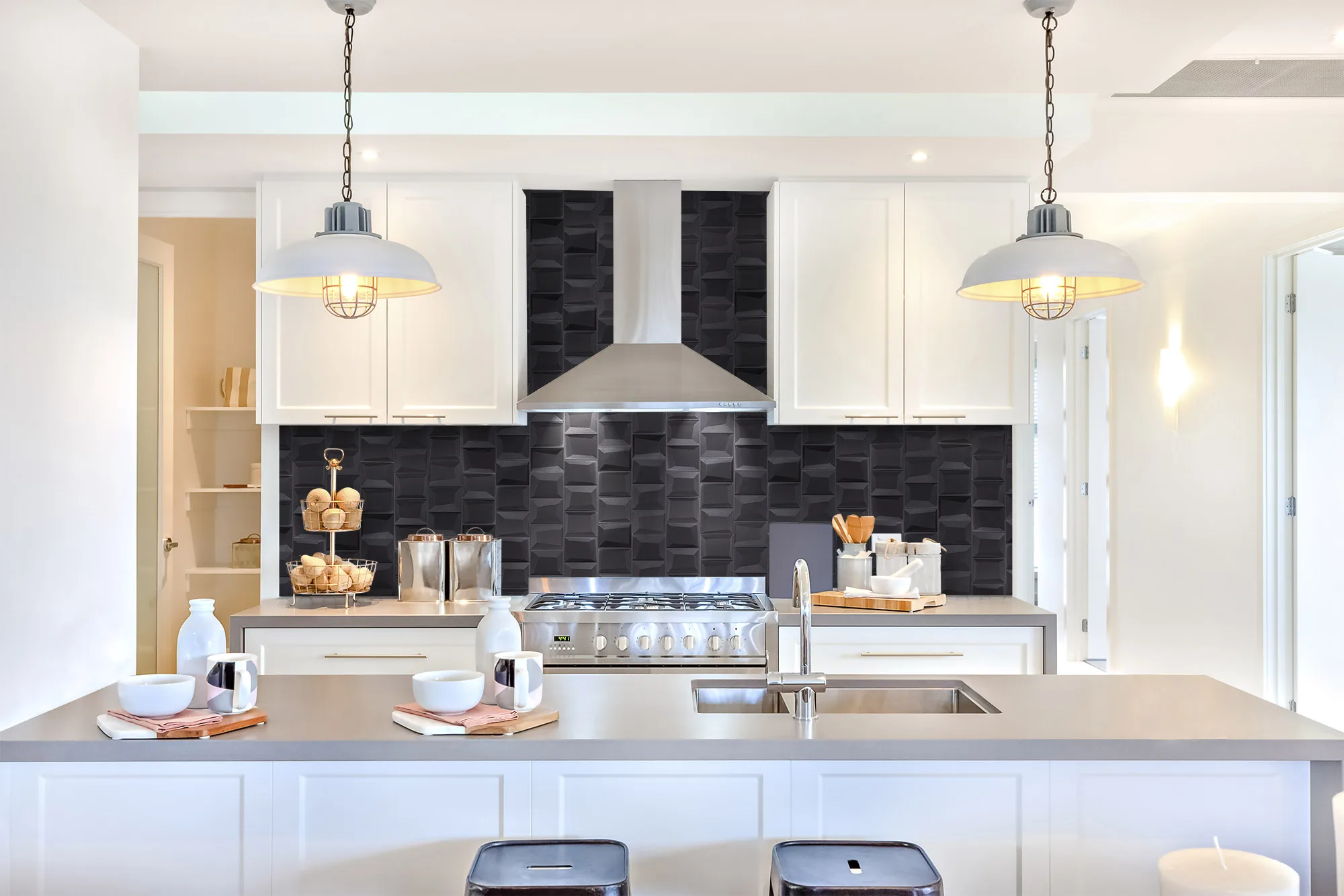 Smokey Blocks Tile