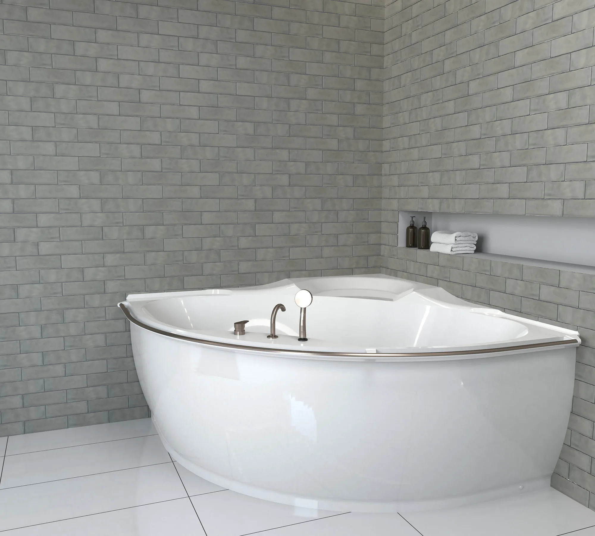 Pewter 2.5x8 Tile
