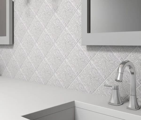 Halo Silver Tile