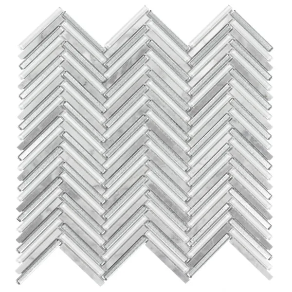 Frost Herringbone Tile