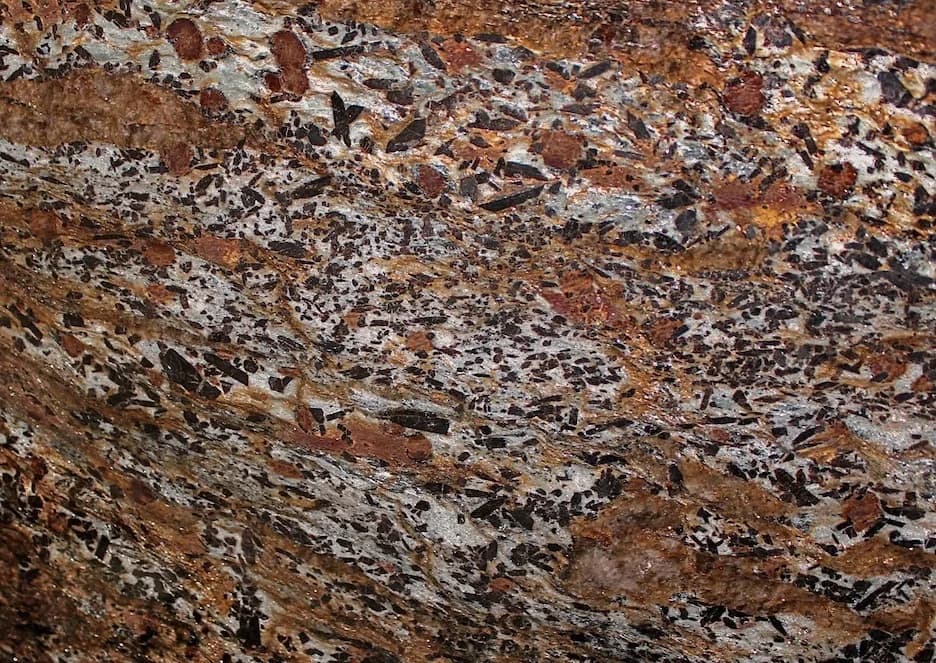Copper Meteorite Granite