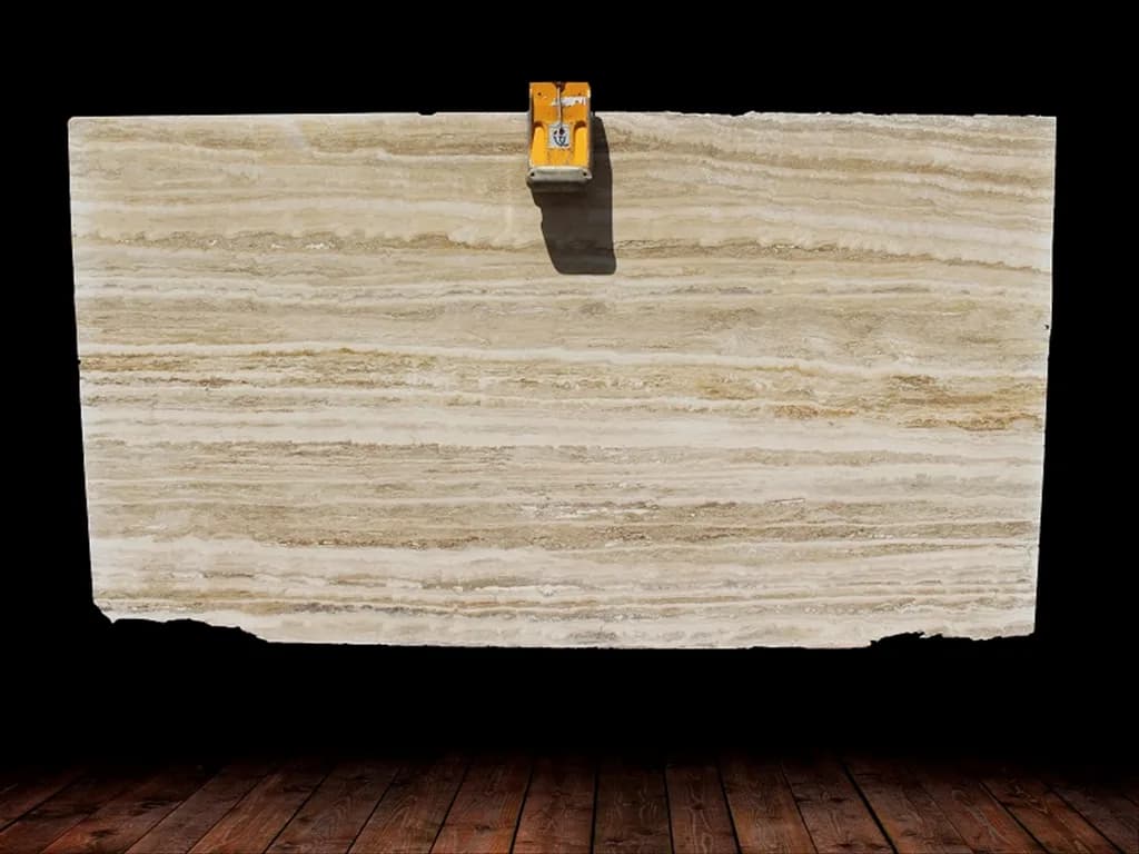 Silver Gold Travertine Slabs 2 Cm
