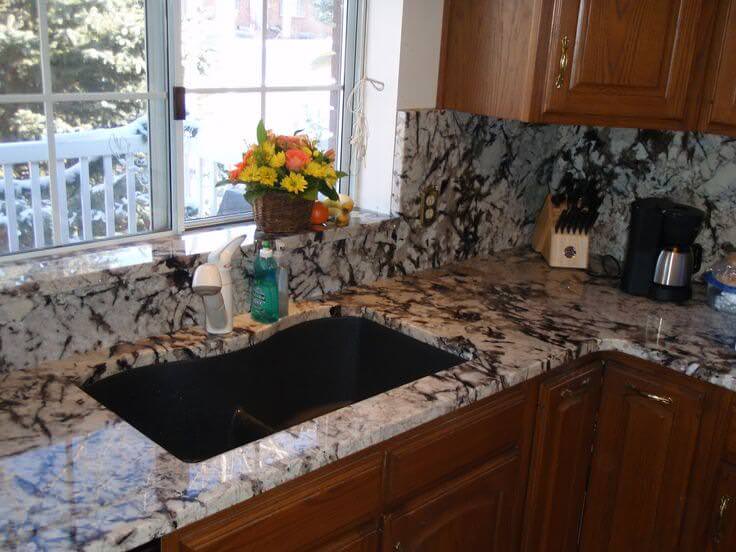 Ice Brown Granite Kitchen