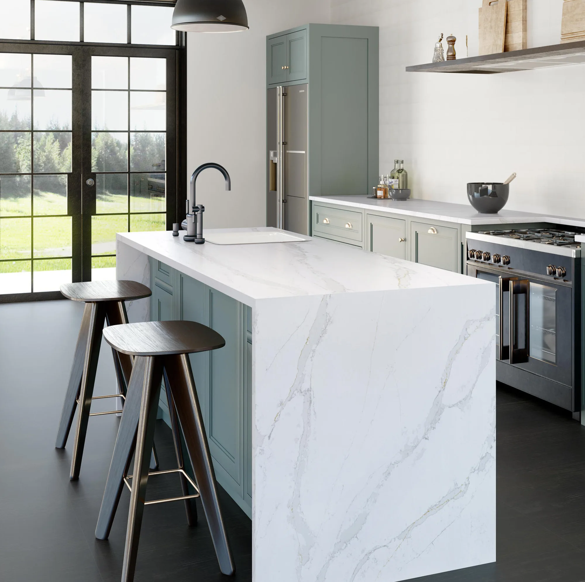 Silestone-eternal-kitchen-calacatta-gold-b