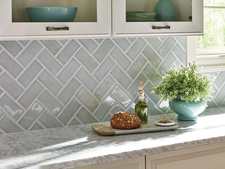 Herringbone-backsplash