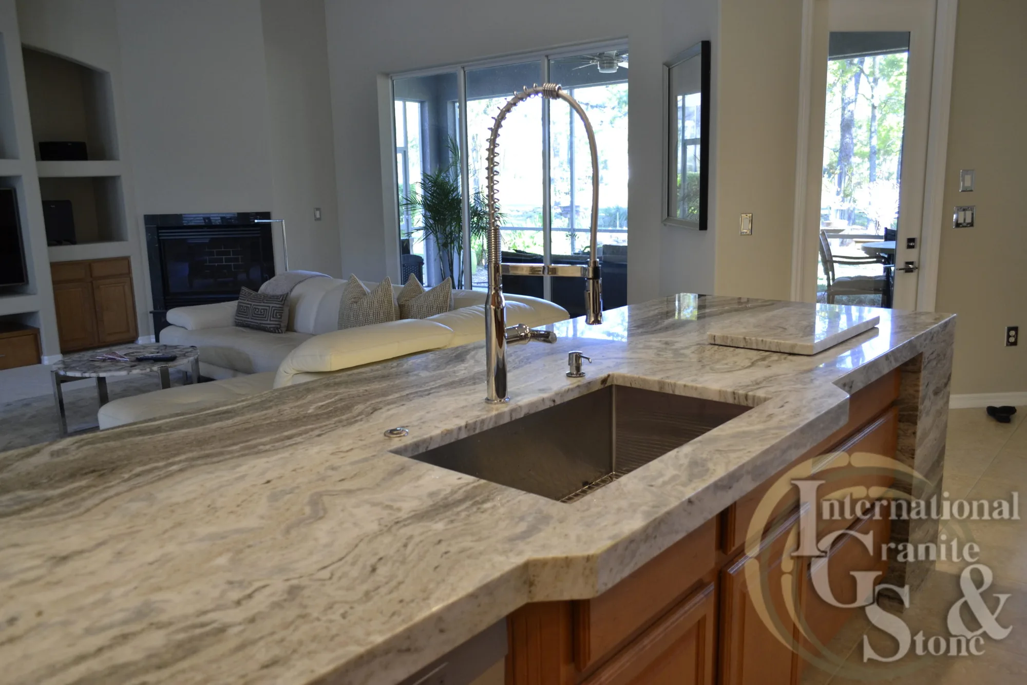 Granite Countertops Spring Hill Brown Fantasy