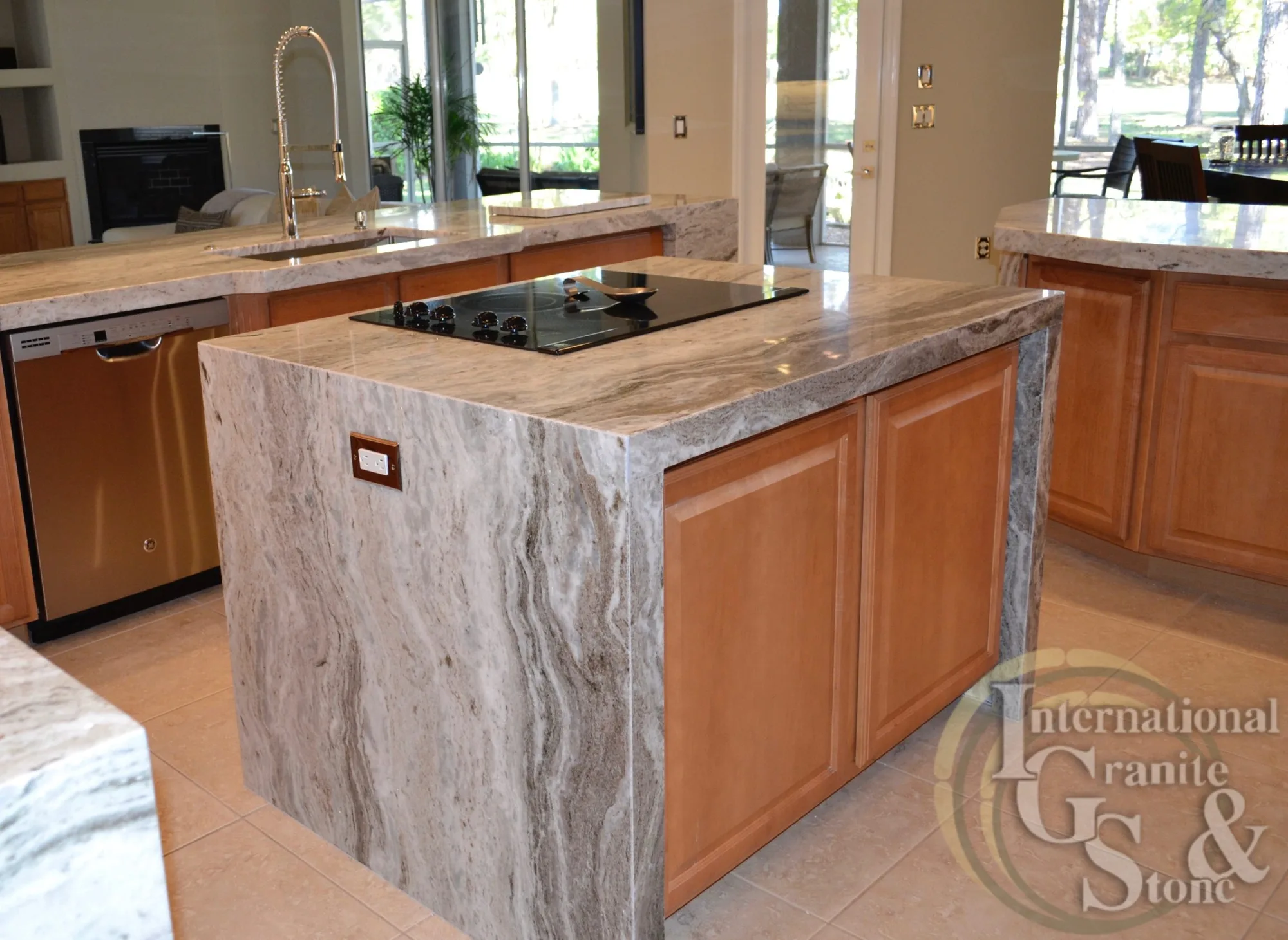 Granite Countertops Spring Hill Brown Fantasy