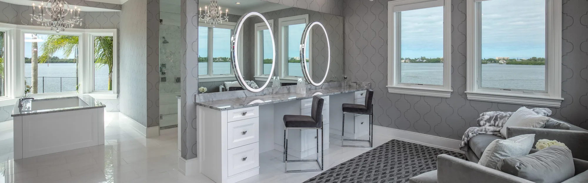 International Guild of Surfaces Home & Design Magazine Trinity Construction and Design New Home Build Kitchen Countertops Bathroom Countertops Outdoor Kitchen Countertops Quartzite Countertops