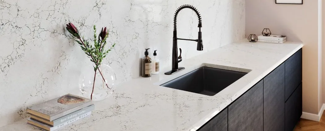 Cambria Quartz Whitendale Home Depot Kitchen Bathroom