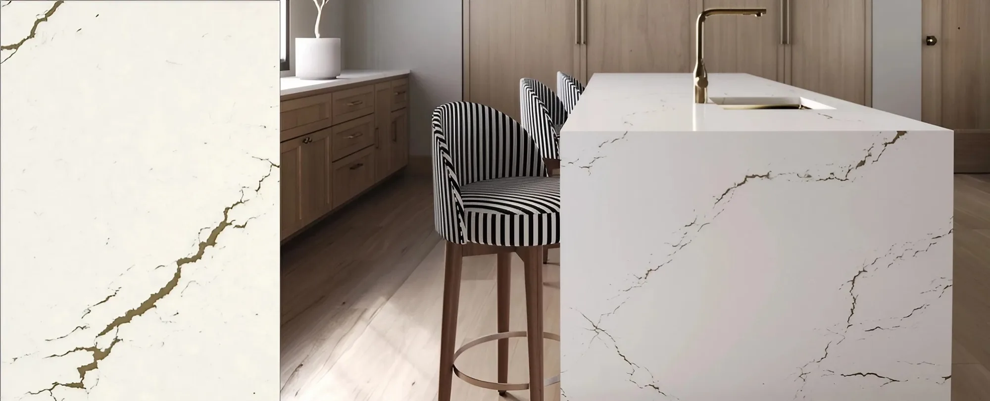 BERKSHIRE BRASS CAMBRIA QUARTZ