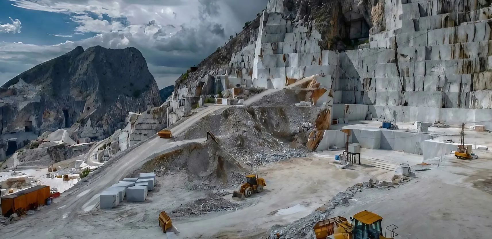 The Dark Emperador Quarry, situated in Spain, is renowned for producing Dark Emperador marble. This marble features rich, dark brown tones with intricate veins that add depth and elegance. The quarrying process showcases the interplay between human craftsmanship and natural beauty. Dark Emperador marble has found its place in various architectural and artistic creations, embodying luxury and sophistication. Visiting the quarry offers insight into the transformation of Earth's treasures into exquisite marble pieces, highlighting the fusion of nature's marvels and human creativity.