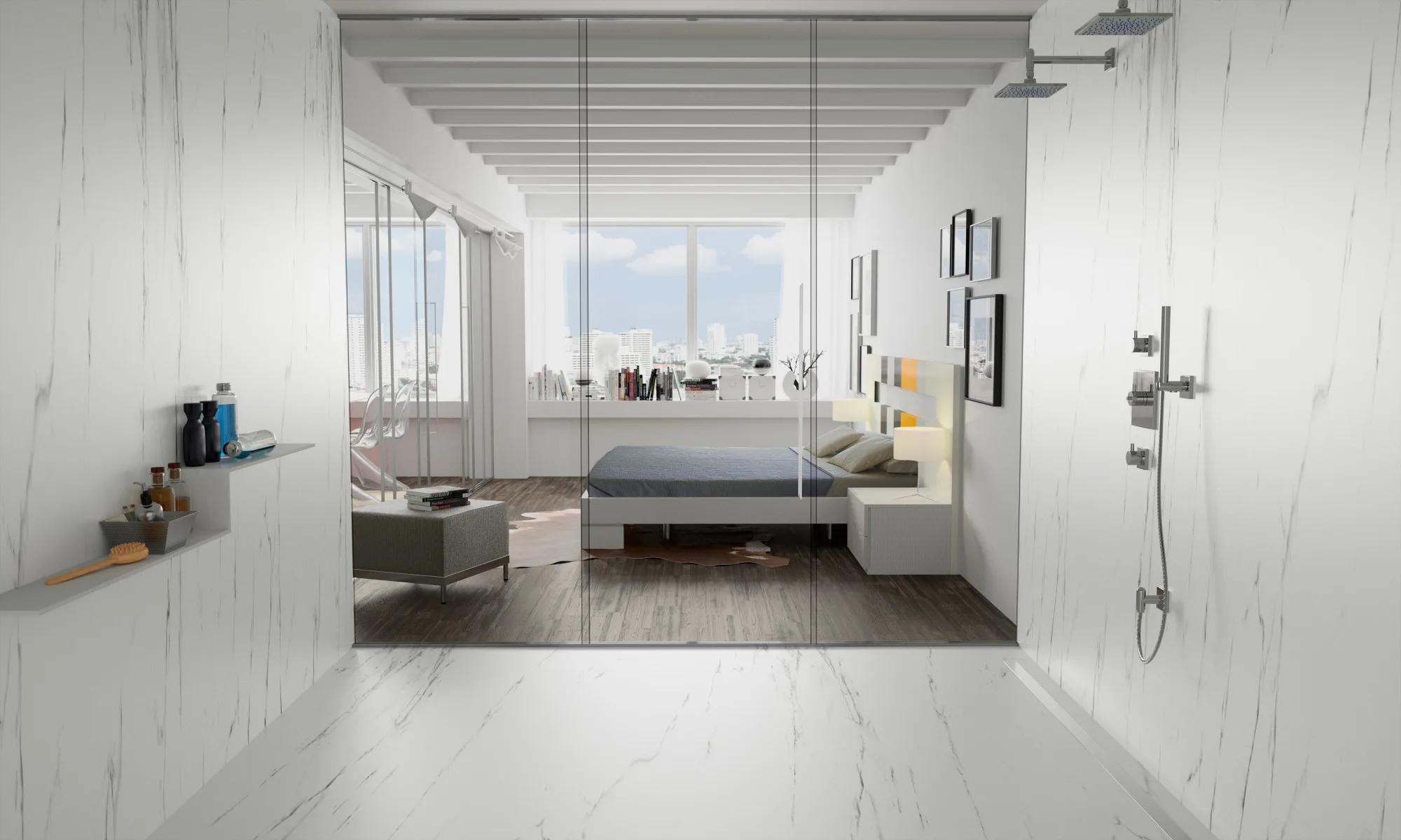 Kairos Countertop Flooring and Walls