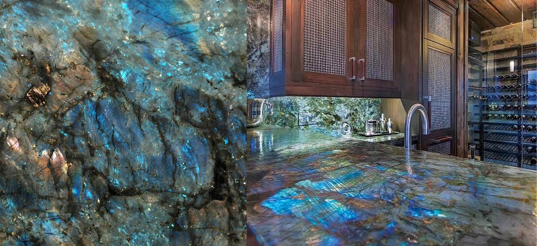 lemurian blue granite bar countertops and close up blue countertops