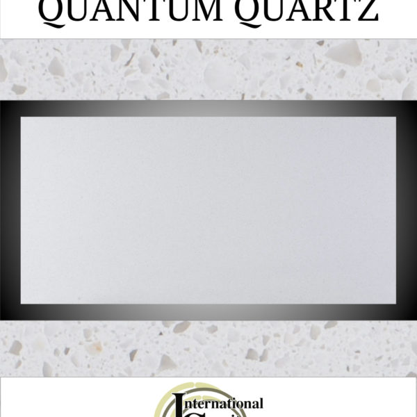 Arctic White Quantum Quartz Countertops