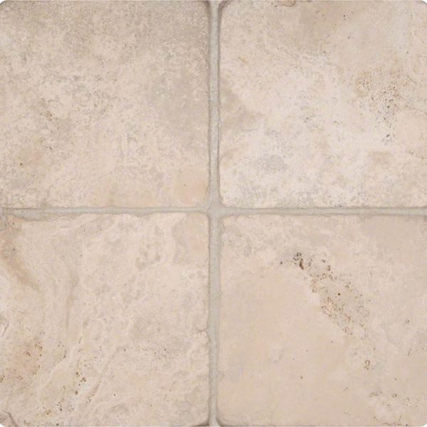 Durango Cream 6×6 Tumbled Tile