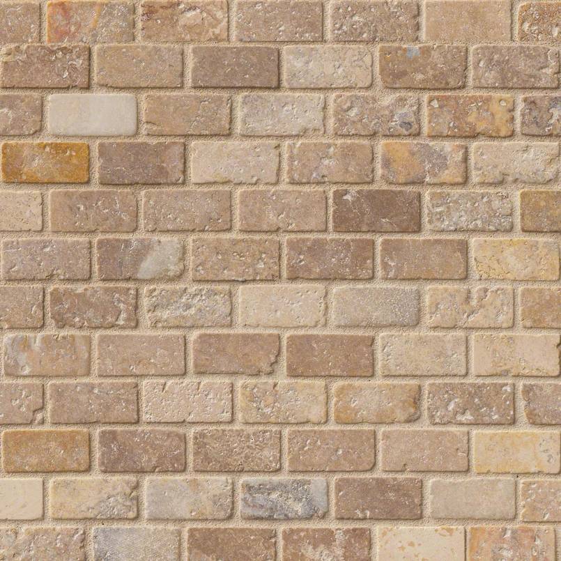 Tuscany Scabas 1×2 Tumbled In 12×12 Mesh