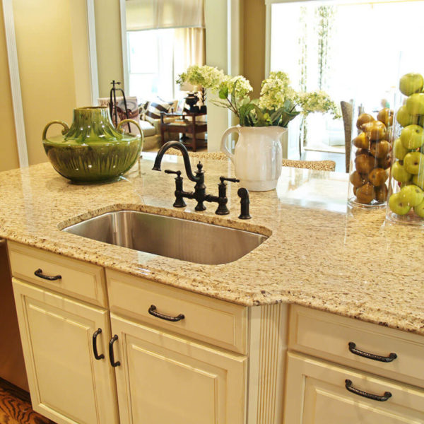 Santa Cecilia Gold Granite Kitchen Sink