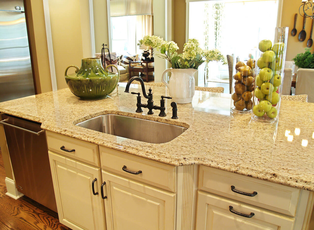 Santa Cecilia Gold Granite Kitchen Sink