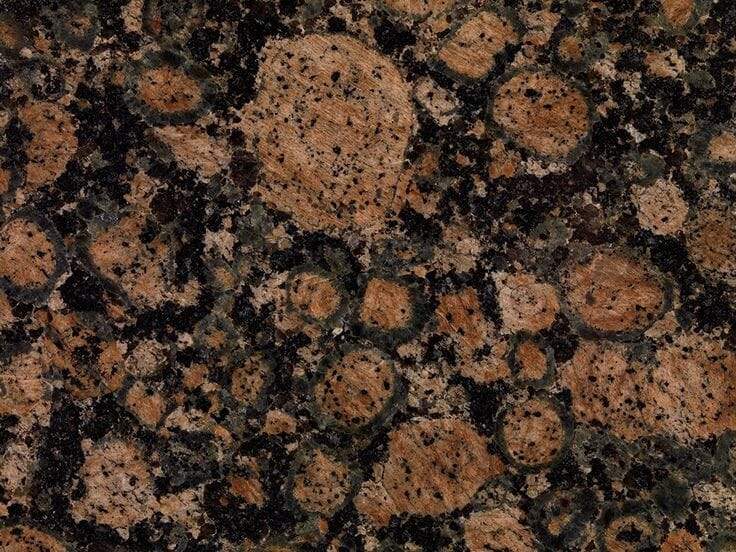 Baltic brown granite closeup