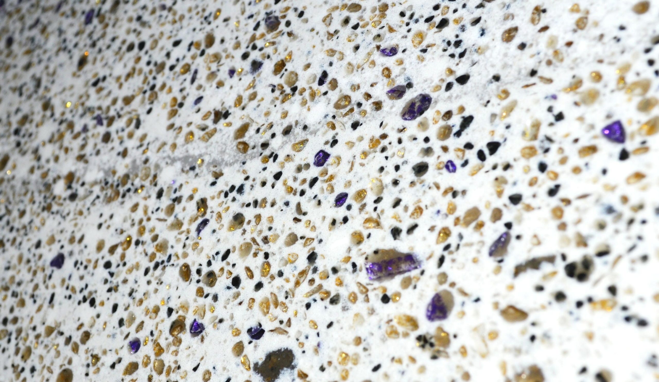 Gold and Purple Speckles of Annicca Quartz