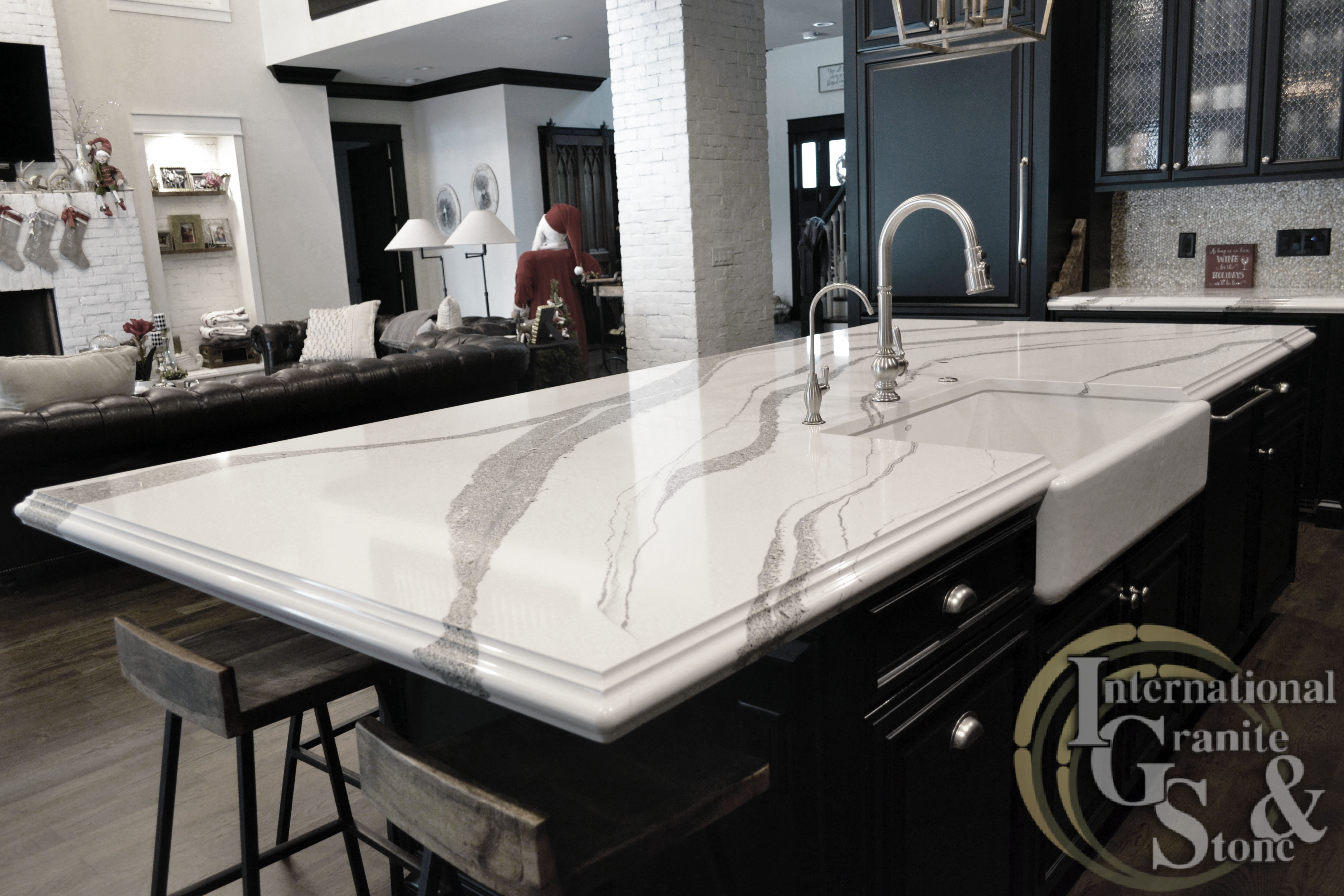 Cambria Annicca Quartz Kitchen with Apron Front Sink